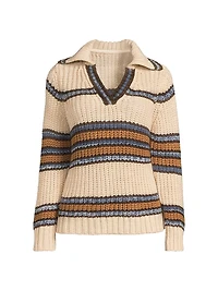 Misook x Lani Lynn Chunky Shaker-Stitch Knit Sweater