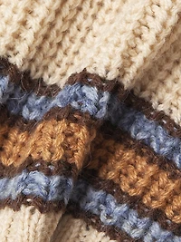 Misook x Lani Lynn Chunky Shaker-Stitch Knit Sweater