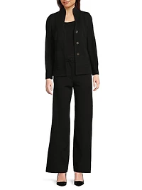 Ottoman-Knit Jacket