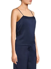 Misook x Lani Lynn Square Neck Crepe de Chine Camisole
