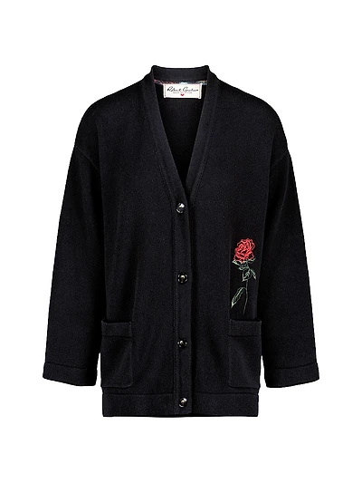 Noa Rose Embroidered Cardigan