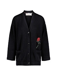 Noa Rose Embroidered Cardigan