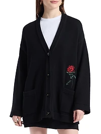 Noa Rose Embroidered Cardigan