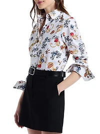 Priscilla Lock Print Shirt