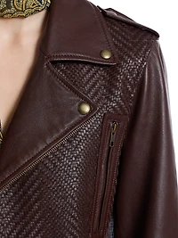 Clara Leather Moto Jacket