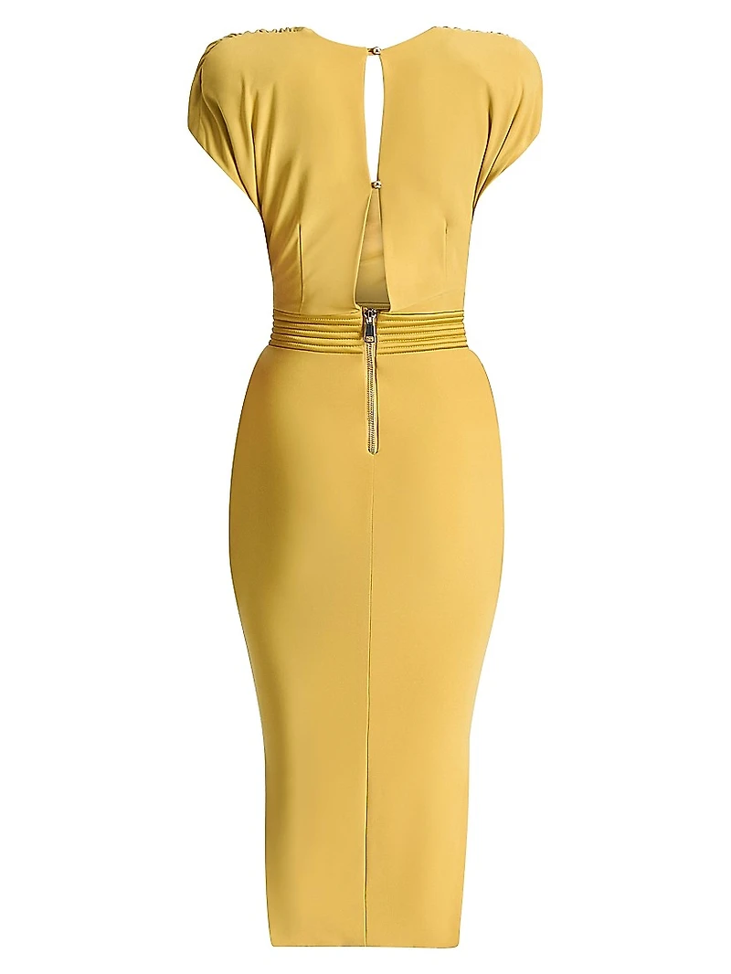 Ilium Stretch-Jersey Midi-Dress