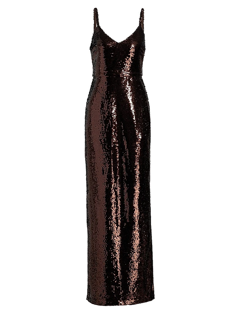 Karma Sequined Maxi Dress