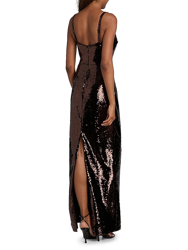 Karma Sequined Maxi Dress
