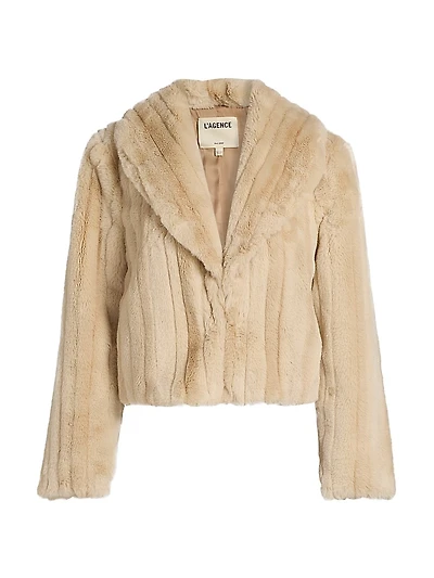 Davy Faux fur Cropped Jacket