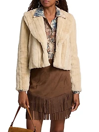 Davy Faux fur Cropped Jacket
