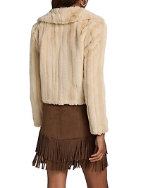 Davy Faux fur Cropped Jacket