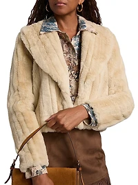 Davy Faux fur Cropped Jacket