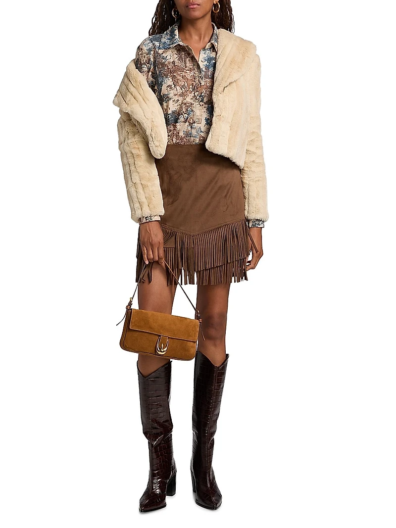 Davy Faux fur Cropped Jacket