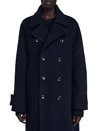 Double-Breasted Wool Coat