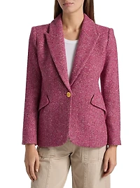 Chamberlain Herringbone Wool-Blend Single-Breasted Blazer