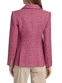 Chamberlain Herringbone Wool-Blend Single-Breasted Blazer