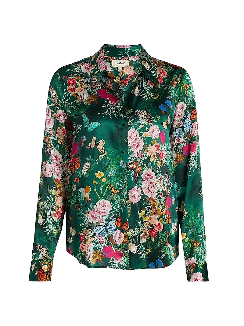 Tyler Floral Silk Shirt