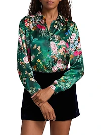 Tyler Floral Silk Shirt