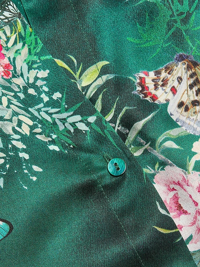 Tyler Floral Silk Shirt