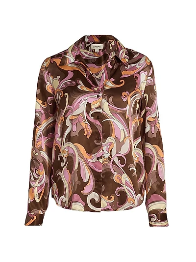 Tyler Swirl Silk Shirt