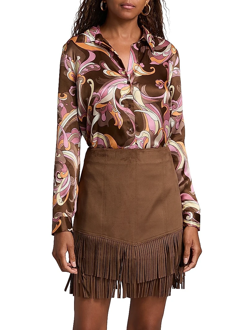 Tyler Swirl Silk Shirt
