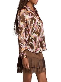 Tyler Swirl Silk Shirt