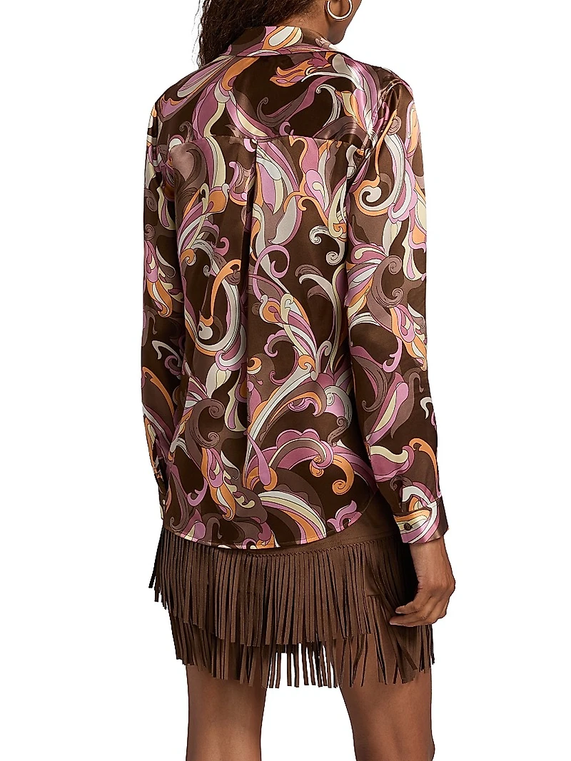Tyler Swirl Silk Shirt