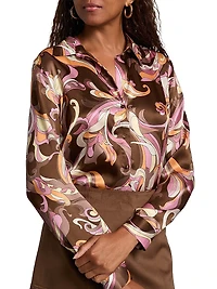 Tyler Swirl Silk Shirt