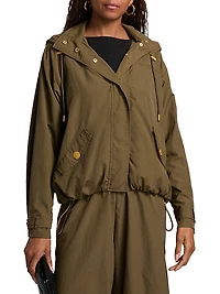 Geovana Hooded Windbreaker