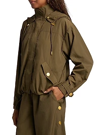 Geovana Hooded Windbreaker
