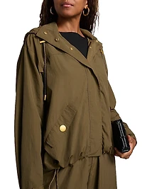 Geovana Hooded Windbreaker