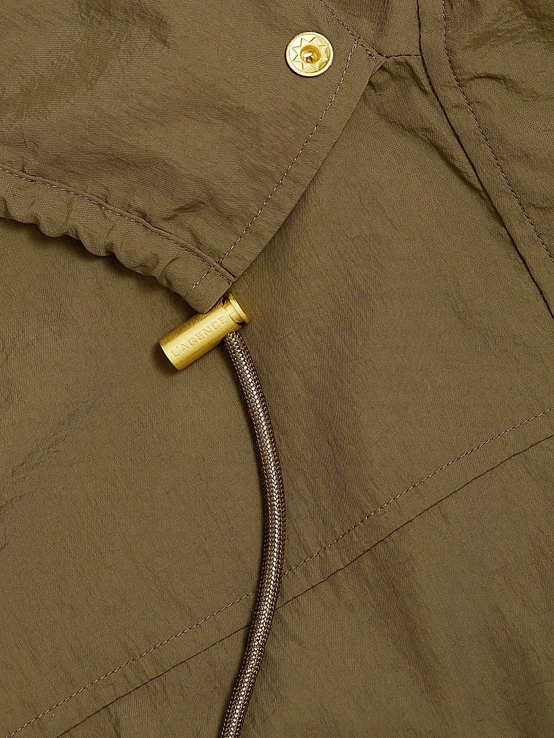 Geovana Hooded Windbreaker