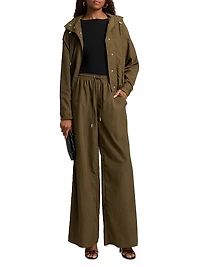 Geovana Hooded Windbreaker