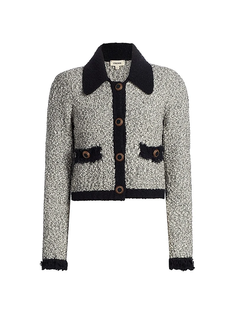 Arielle Bouclé Cotton-Blend Jacket