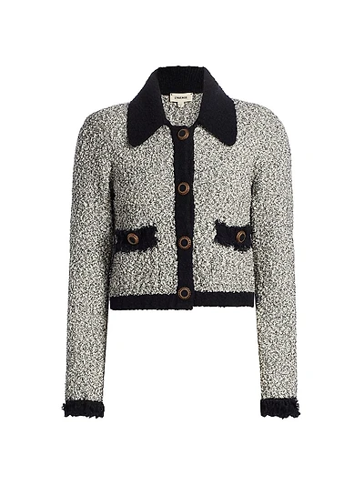 Arielle Bouclé Cotton-Blend Jacket