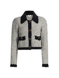 Arielle Bouclé Cotton-Blend Jacket