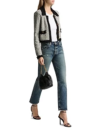 Arielle Bouclé Cotton-Blend Jacket