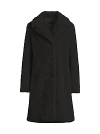 Curly Faux-Fur Coat