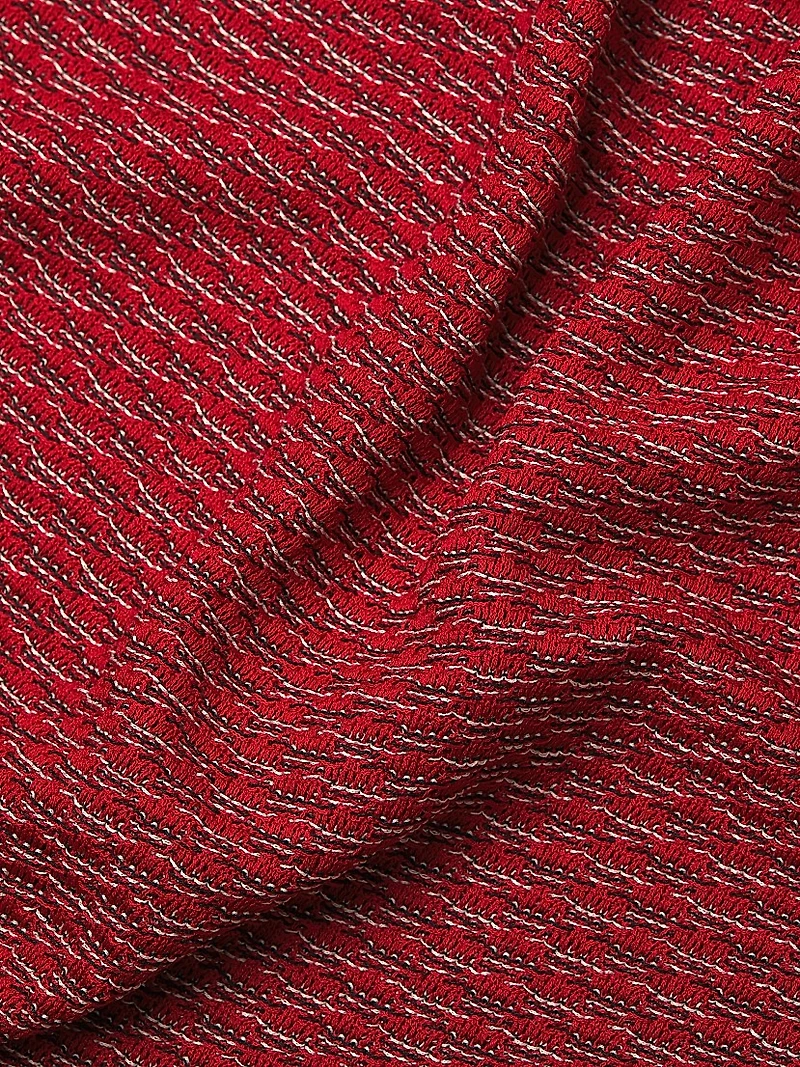 Plus Textured Stitch Knit Knee-Length Skirt