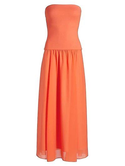 Bari Strapless Midi-Dress