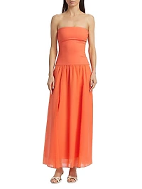 Bari Strapless Midi-Dress