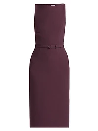 Annette Wool-Silk Sheath Dress