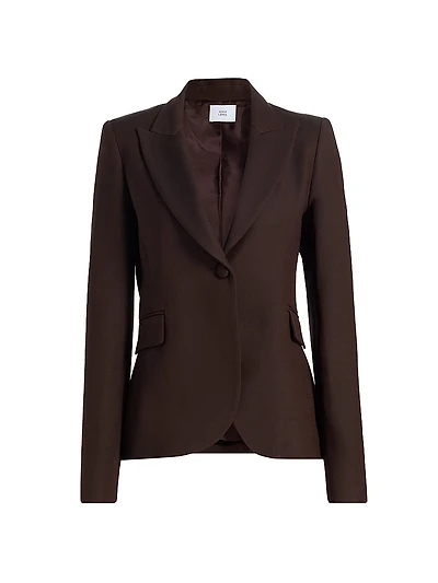 Logan Wool-Silk Blended Blazer