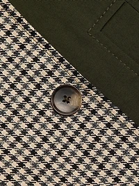 Walton Gingham Cotton Double-Breasted Jacket