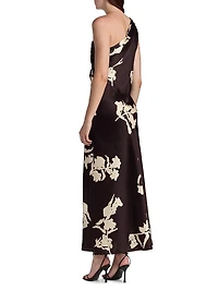 Stassi Floral One-Shoulder Maxi Dress