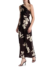 Stassi Floral One-Shoulder Maxi Dress