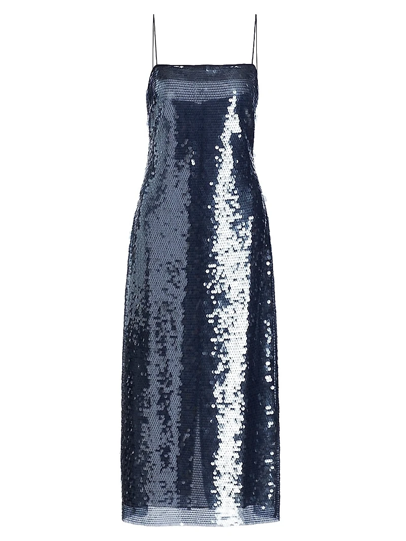 Lenox Sequined Slip Dress