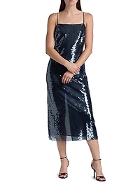 Lenox Sequined Slip Dress