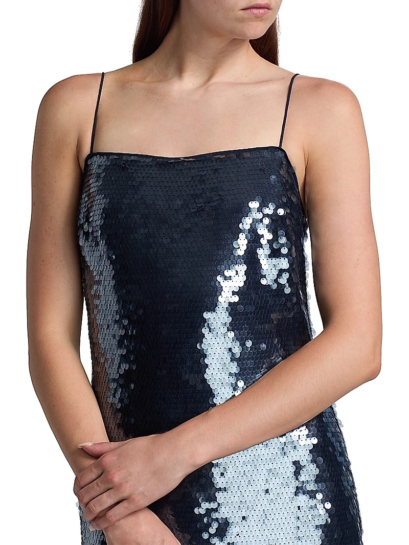 Lenox Sequined Slip Dress