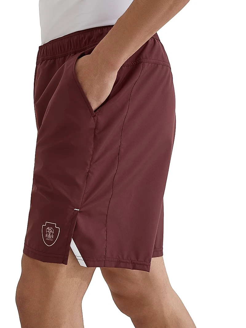 Nylon Shorts with Logo